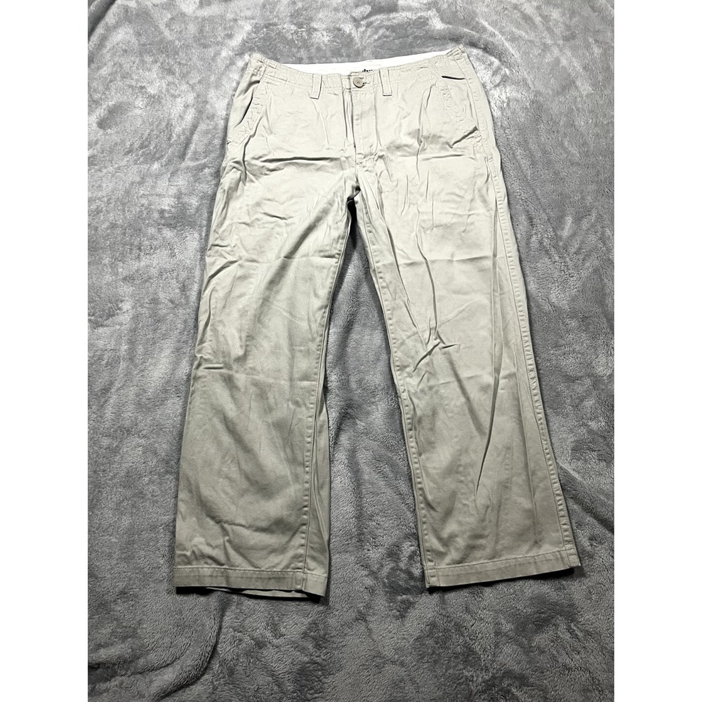 Urban Pipeline Pants Mens 36x30 Chino Khaki Straight Fit Mid Rise Beige